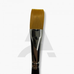 Brush flat synthetic fibres...