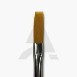 Brush flat synthetic fibres...