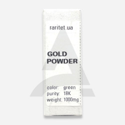 Powder gold | green | 0.5 gram